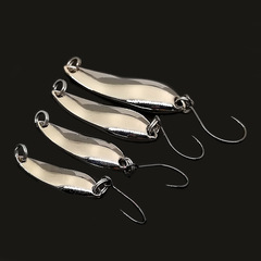 Wave Rider Tackle Beauty Mouth Flash Blade Single Hook 1.5/2.5/3.5/5g Metal Lure Flash Baits Artificial Lure