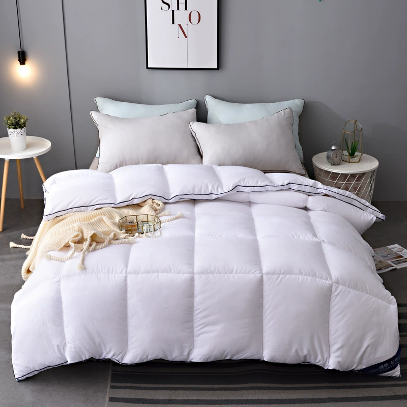 Новое гостиничное одеяло для кондиционирования воздуха трехмерное перо бархатное одеяло ядро студенческое теплое одеяло гостиничное одеяло саржевое шлифованное одеяло