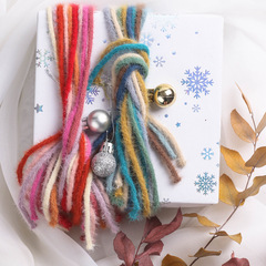 Korean hairy edge wool ribbon clothing accessories handmade diy hairpin autumn and winter new bow wool ribbon