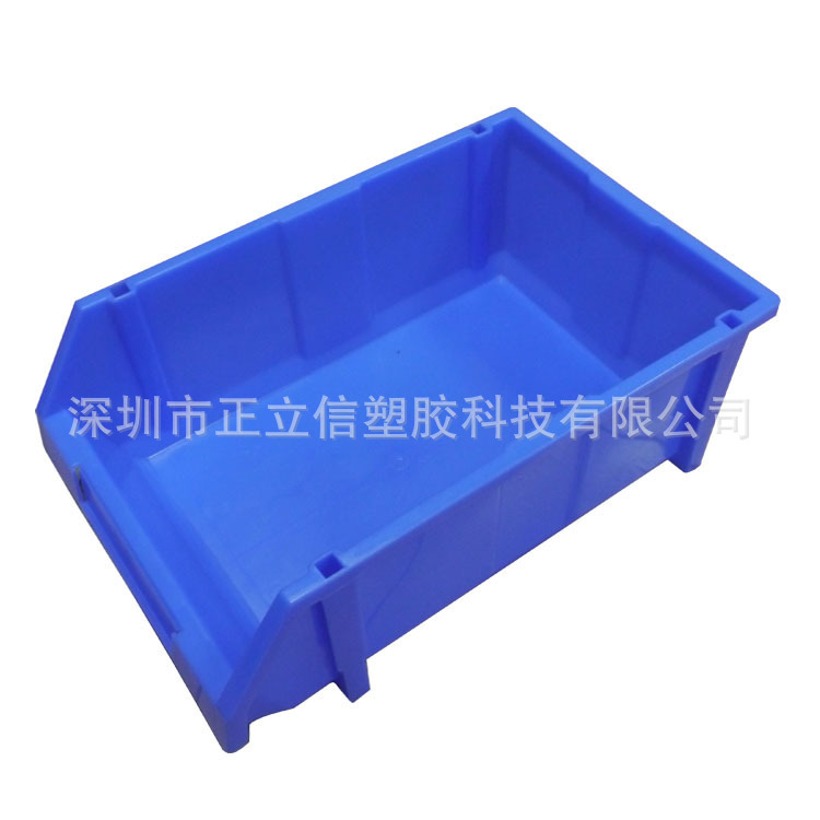 工厂斜口分类收纳零件盒组合式物料盒元件盒塑料盒螺丝物料箱货架