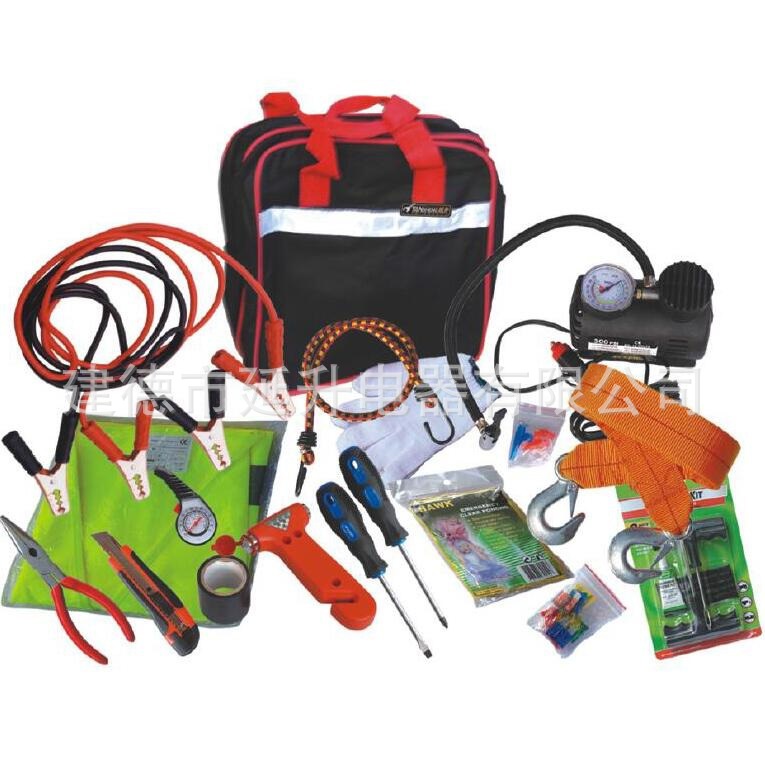 厂家车载救援应急工具组合 汽车应急包