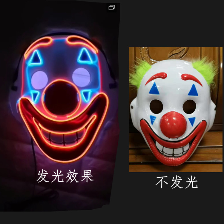 2020 nuevo payaso Joker máscara Cosplay Halloween bola horror vestir DC payaso ventas directas de la fábrica