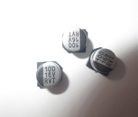 贴片电解电容 16V100UF 体积6.3*5.4mm 100UF 16V