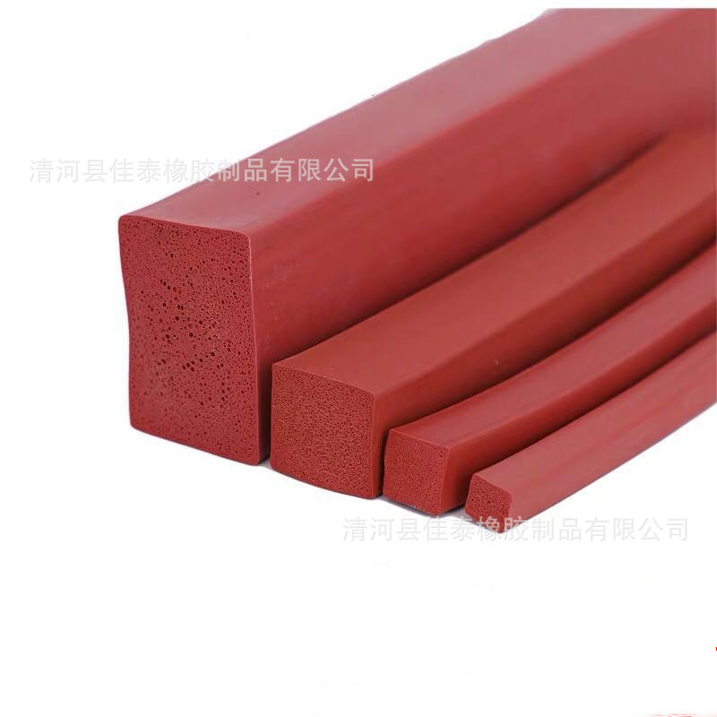 硅胶条 耐高温发泡硅胶密封条 硅胶发泡密封条 异型彩色密封条