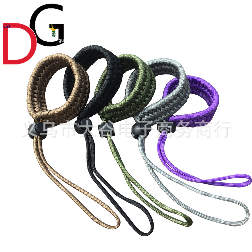 manual weave Umbrella rope Survival Bracelet Strap practical Camera Strap Digital Cameras Wrist band