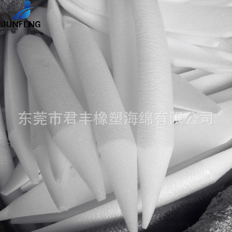 供应白色加硬实心棒半圆打磨加工兔耳朵发箍海绵条填充