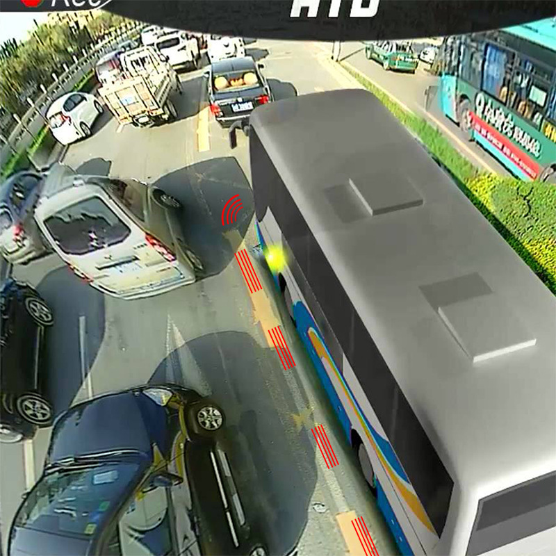360度全景影像 雷达盲区监控系统大巴公交3D星光夜视全景无缝拼接