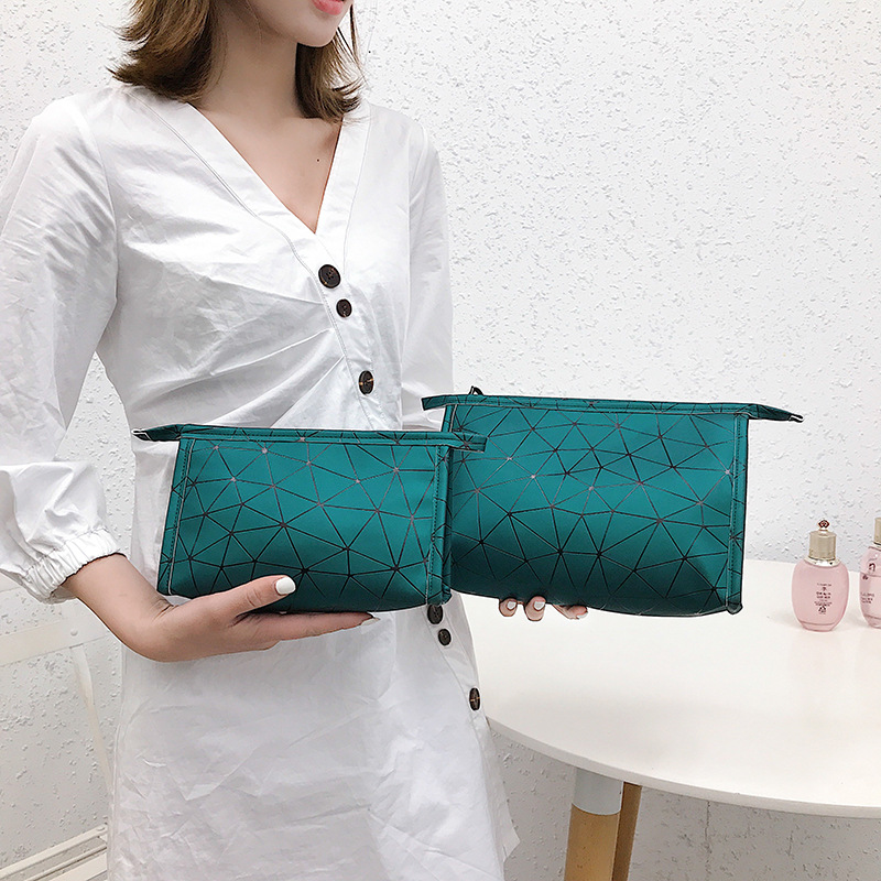 Manufactor wholesale new pattern laser pu Cosmetic Korean Edition capacity waterproof Cosmetic A business travel travel Storage bag