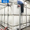 工厂SMC玻璃钢水箱方形模压组合式储水罐消防玻璃钢水箱保温水箱|ms