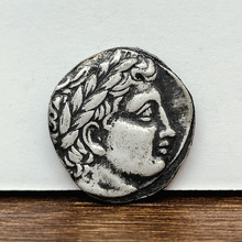 古罗马阿波罗2宙斯古希腊银币硬币雕刻荷马礼品