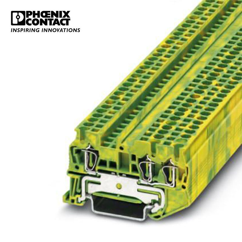 菲尼克斯端子弹簧连接凤凰端子接地端子ST2,5-TWIN-PE-3031267