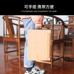 Painted beech drawer-type painting box desktop easel solid wood portable portable multi-functional sketching tool box storage