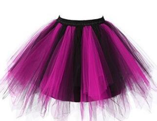 Candy color multi-color de media longitud pettiskirt estudio fotografía de la boda media-longitud pequeña falda de color de la falda de apoyo