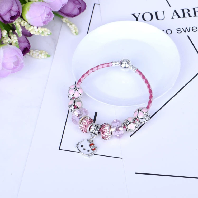 Cute crystal, beaded bracelet, style, DIY
