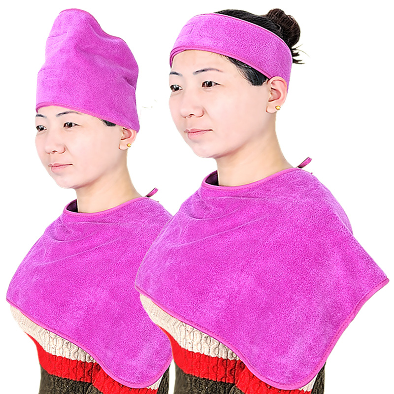 直銷美容巾發帶胸前護理巾美容院個人美容卸妝功能毛巾可定制LOGO