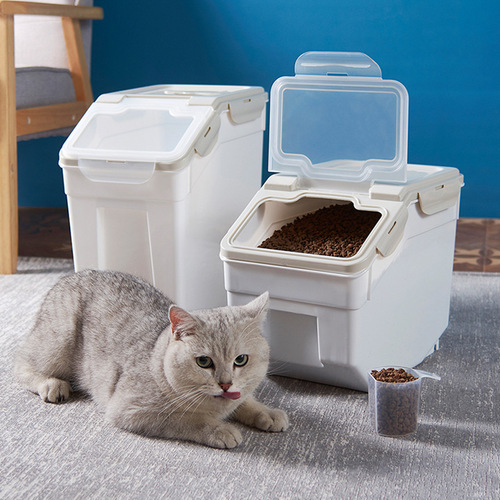 Dog food box sealed storage bucket cat food box dog food box tube storage box storage tank moisture-proof pet food storage bucket