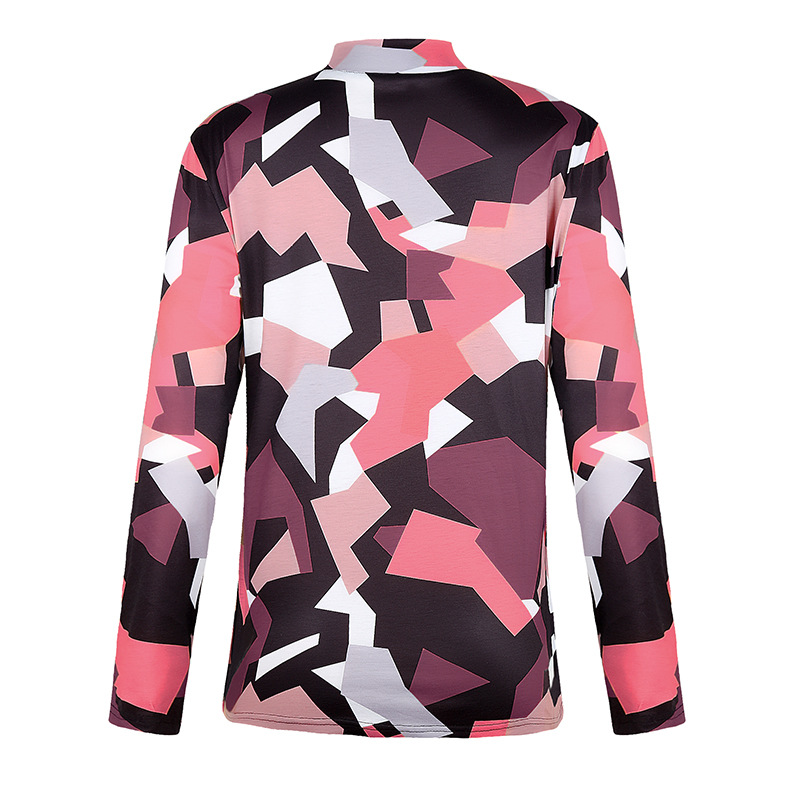 autumn and winter new style loose high collar printed sweatshirt NSZH28761