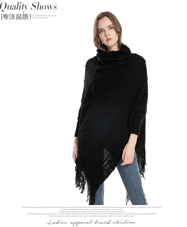 高领  袖子 仿羊绒保暖毛衣 大码衣服