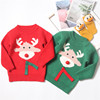 children Christmas Western style sweater men and women baby lovely Elk Socket Angora knitting sweater