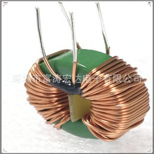 廠家生產高導錳鋅磁環電感T18107-0.5M-20MH立式隔板點膠共模電感