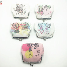 新款数码印花自行车零钱包 创意小钱包 广告卡包小礼品 定制批发