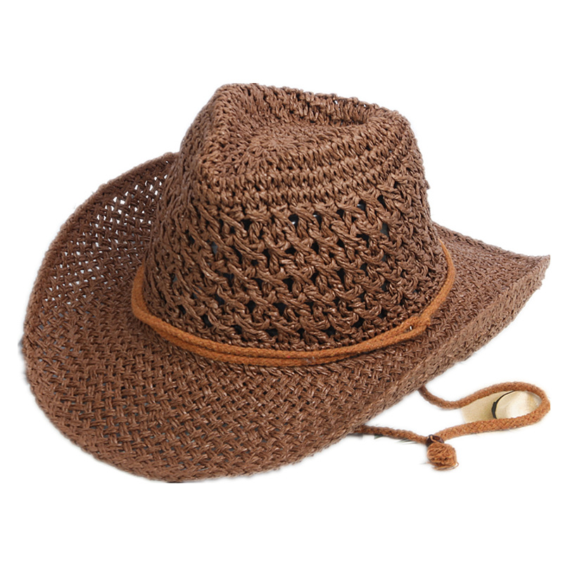 Unisex Retro Solid Color Straw Hat display picture 4