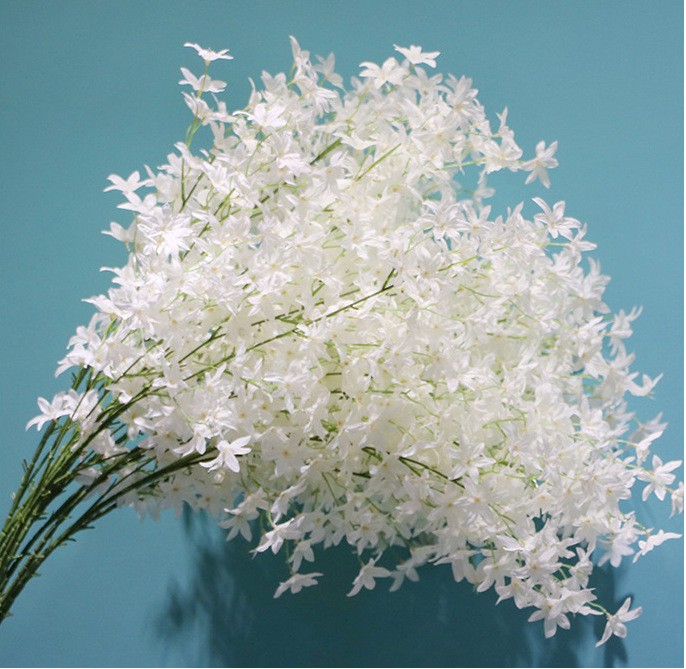 文心蘭仿真櫻花跳舞蘭迷霧花仿真植物 家居婚慶裝飾仿真花批發