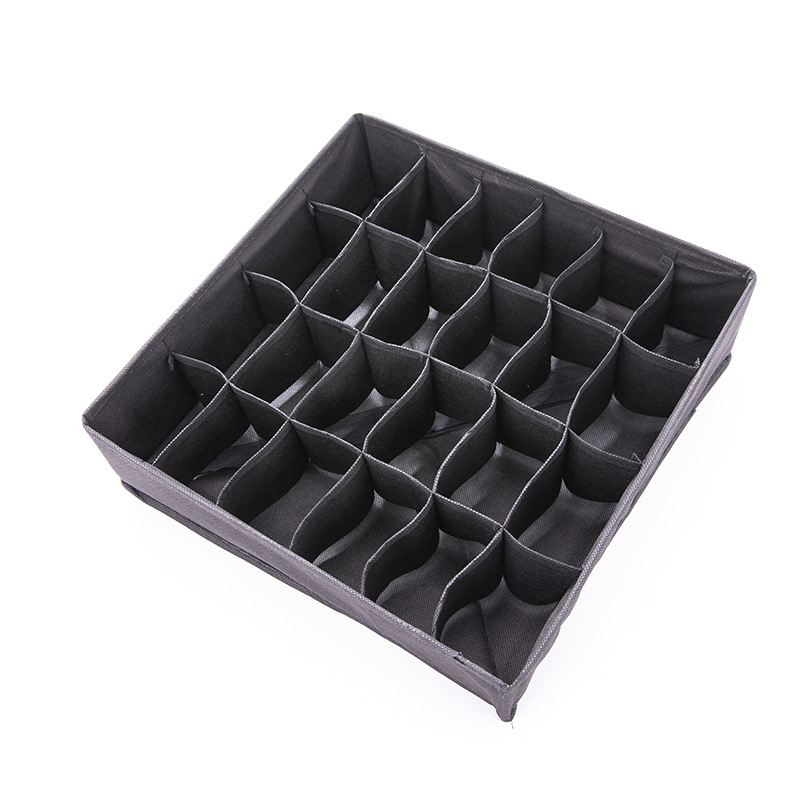Naxin plegable caja de almacenamiento de tela no tejida de cuatro piezas de tela ropa interior sujetador calcetines cajón de almacenamiento caja de organización