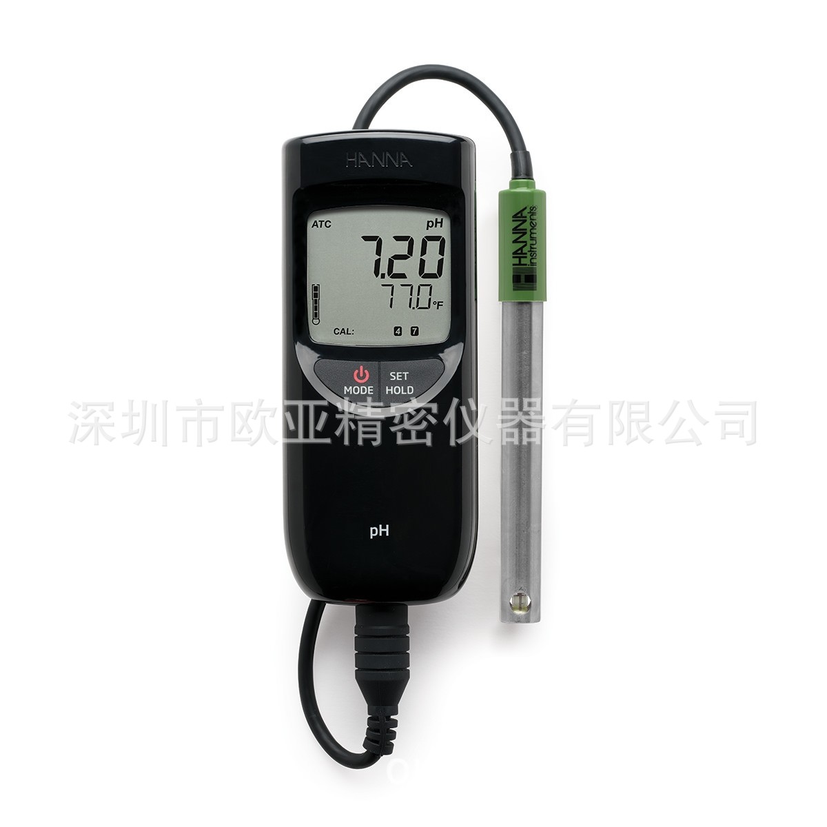 供应意大利HANNA HI991001 防水便携式酸度pH-温度测定仪