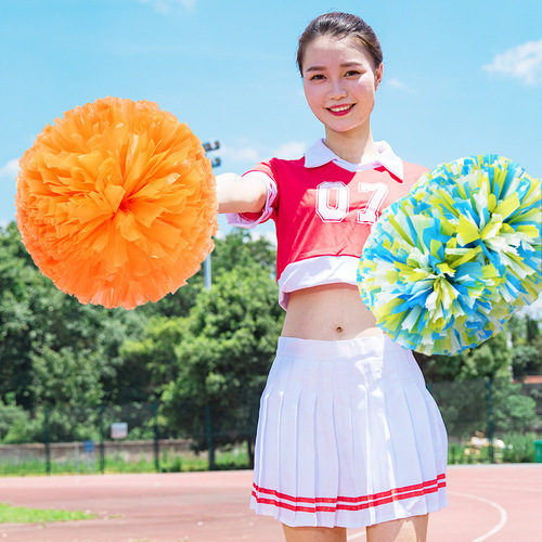 Matte cheerleading bouquet cheerleading team cheerleader hand flower dance performance props hand holding flower large hand flower