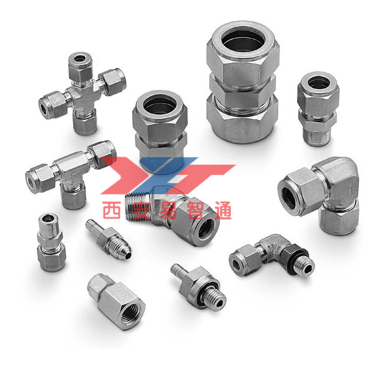 SU-21/8inch卡套直通接头上产加工316L材质连接tube管