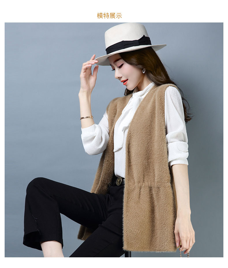 Gilet femme en Mélange de coton - Ref 3317280 Image 16