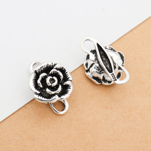 S925���y̩�y�ֹ�DIY�ִ���� ����õ�廨S�� ����朽ӿ�̩�y��