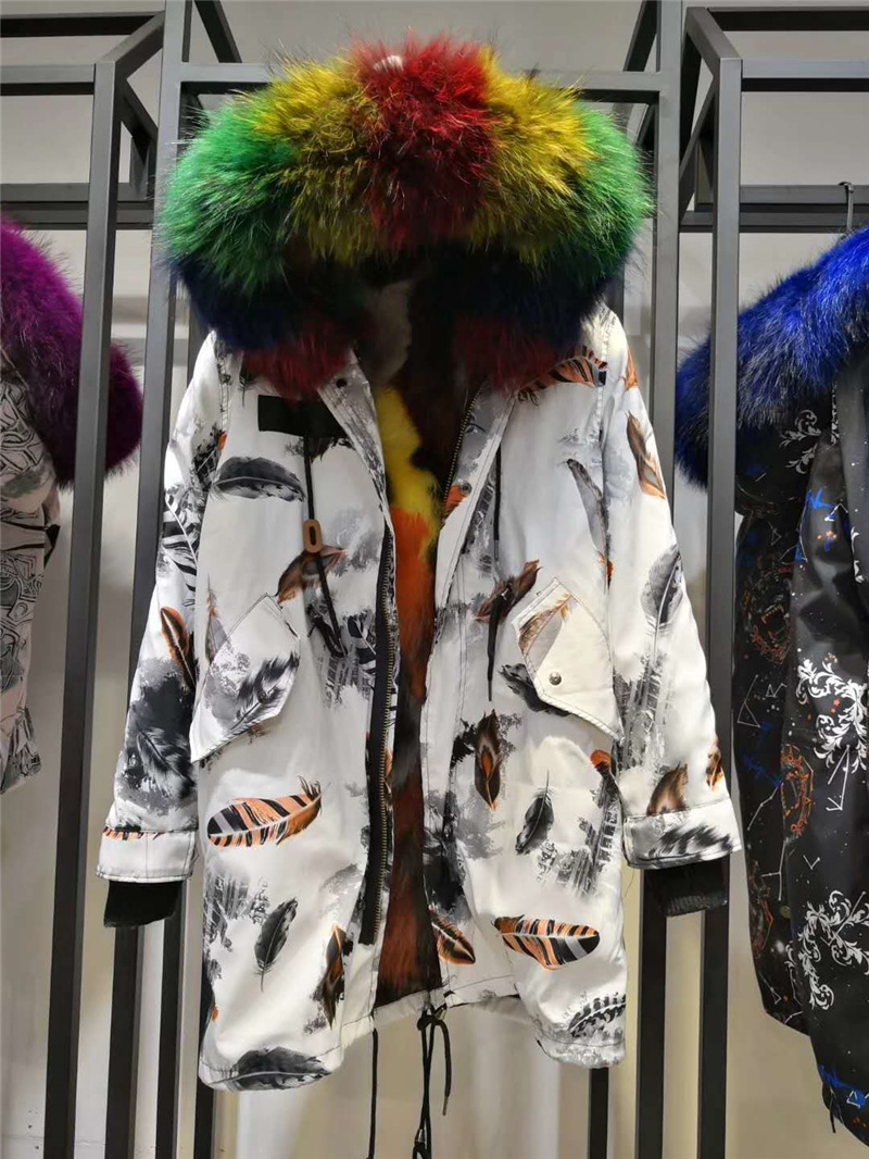 Fur parka women's down jacket 2024 winter Korean version off-season…