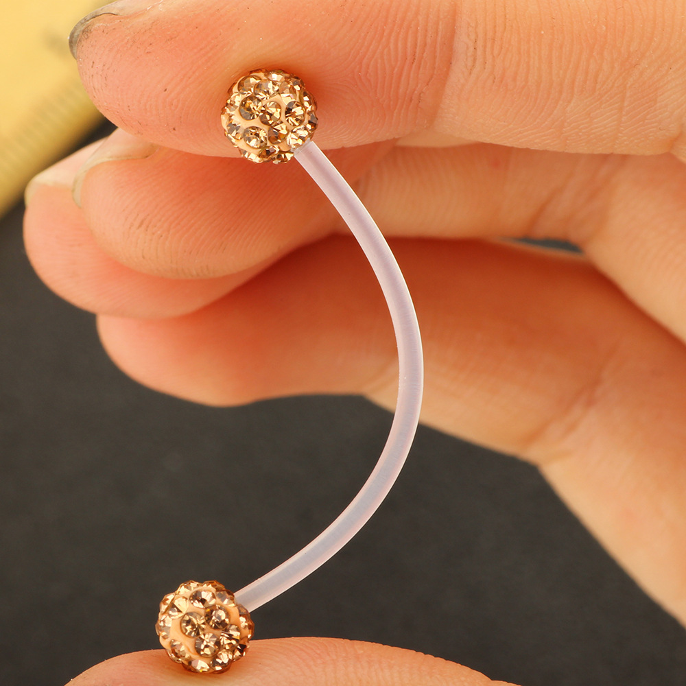 Pointed titanium steel lip stud product view
