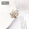 High-end metal universal brooch lapel pin, pin from pearl, accessory, Korean style, wholesale