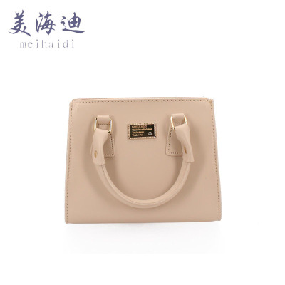 现货2020夏季新款欧美风范PU女包纯色机车包荔枝纹 厂家直销