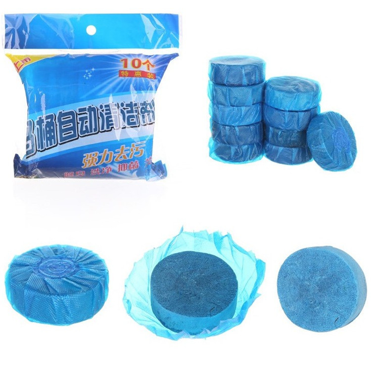 Blue Bubble Cleaning agent closestool Cleaning agent household Procter &amp; Gamble TOILET 10 Bagged Toilet treasure