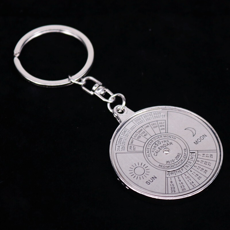 Custom Metal keychain, custom pendant, gift, calendar keychain