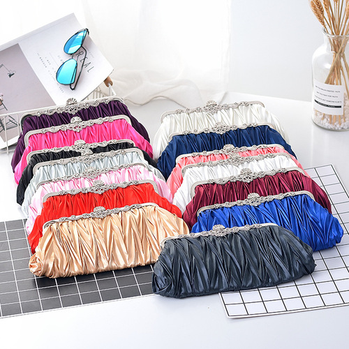 New women's handbag clutch bag dinner shoulder bag bride bridesmaid wedding dress bag cheongsam bag crossbody bag
