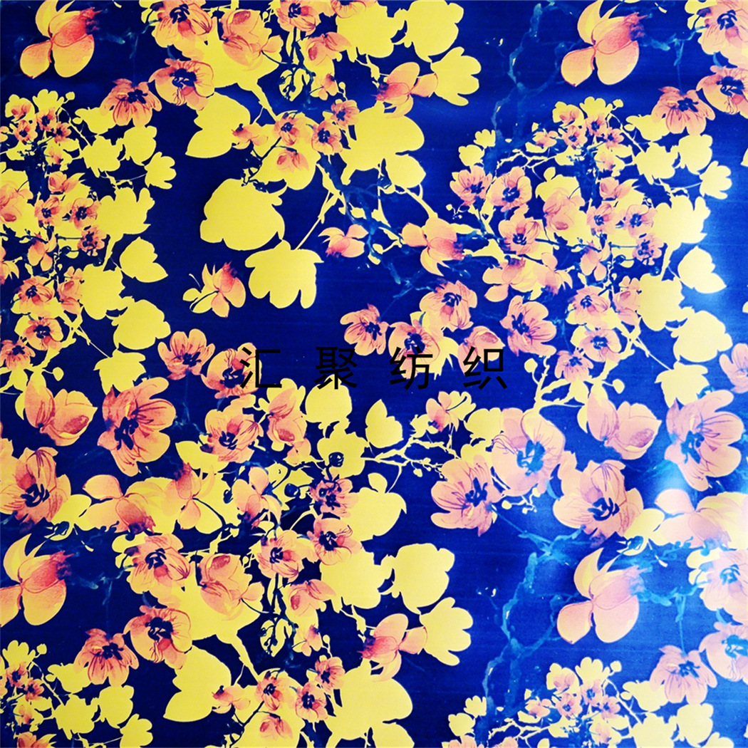 pu革印花 皮革数码喷绘 皮革数码印花 油墨印花 满版花朵印花