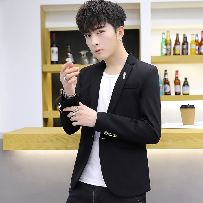 Spring casual trend thin classic suit jacket