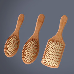 Air Cushion Head Massage Meridian Wood Comb for Kids and Netizens, Anti-Static Scalp Massage Comb
