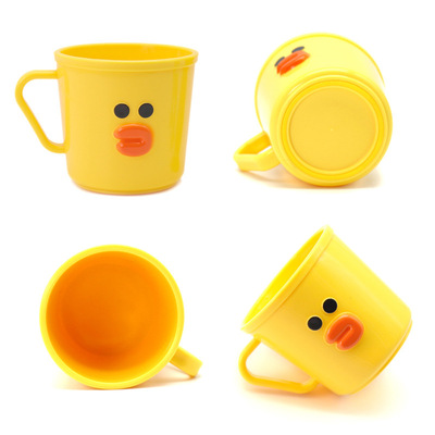 兒童刷牙杯創意卡通可愛寶寶牙缸家用簡約漱口杯牙刷塑料洗漱杯子