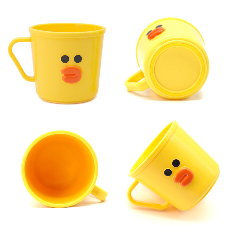 兒童刷牙杯創意卡通可愛寶寶牙缸家用簡約漱口杯牙刷塑料洗漱杯子