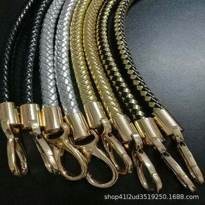 高档PU皮女包包带包配件编织包带手拎手挽手提带亮光包包带子