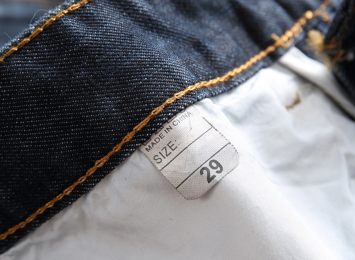Jeans da uomo stile elastico con cuciture a compressione Zou piccoli jeans a gamba dritta_voghion.com