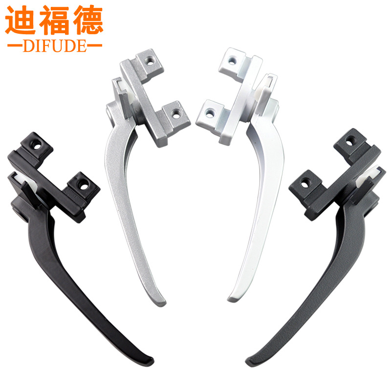 Di Fude 38 aluminium alloy window handle Cailv Doors and windows Hand in Hand 7 Handle Lock catch