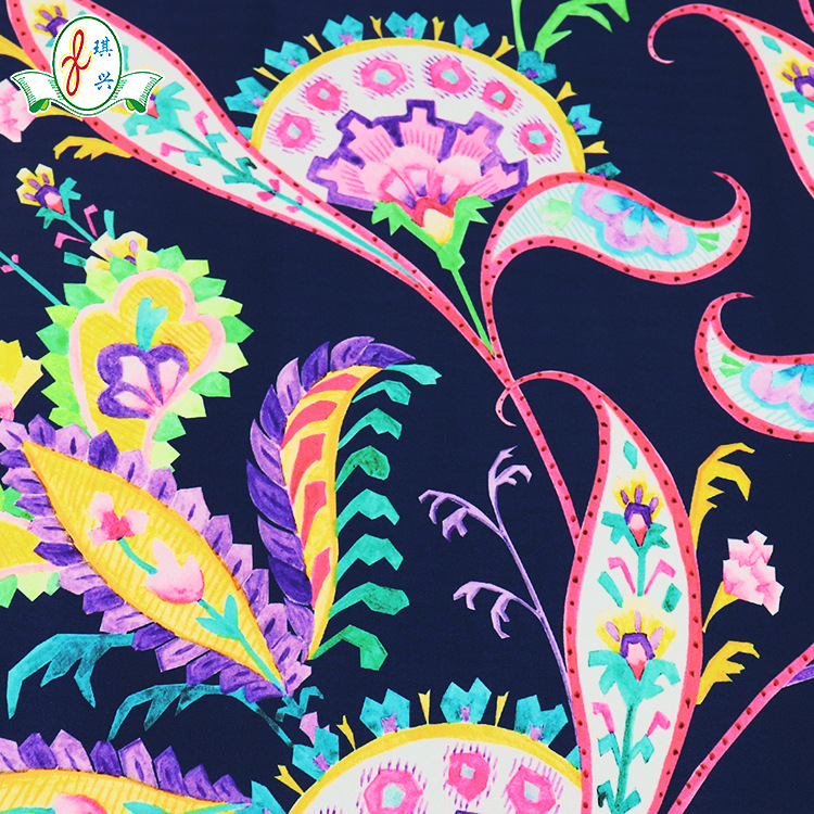 Nylon recycled nylon new print recyclable nylon four-way stretch knit circular knitting swim fabric