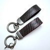 Chaopai suede Carbon fibre automobile Key buckle Pendant man personality Car Auto Logos Metal Key ring Hanging buckle